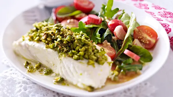 Heilbutt mit Pistazienkruste Rezept - Foto: LECKER @ Bauer Media Group