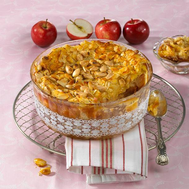 Heiße Apfelritter aus dem Ofen Rezept