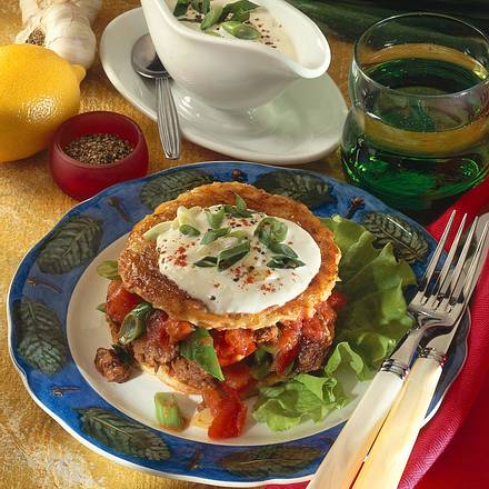 Heiße Kartoffelburger Rezept Heiße Kartoffelburger Rezept