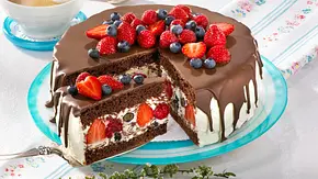 Herrentorte mit Schoko-Beeren-Sahne Rezept - Foto: LECKER @ Bauer Media Group