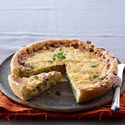 Herzhafte Käsequiche Rezept Herzhafte Käsequiche Rezept