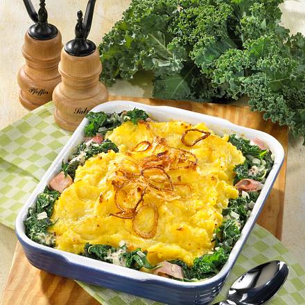 Herzhafter Grünkohlauflauf Rezept Herzhafter Grünkohlauflauf Rezept