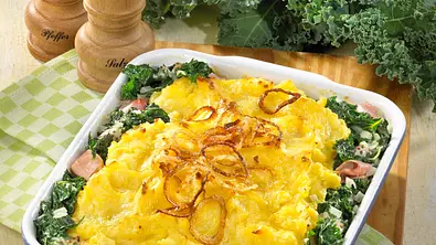Herzhafter Grünkohlauflauf Rezept - Foto: LECKER @ Bauer Media Group