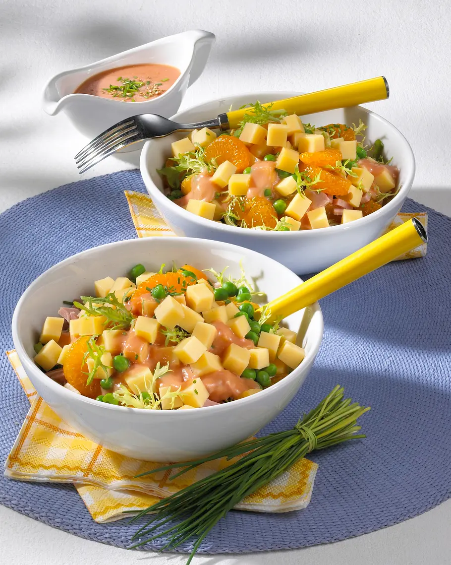 Herzhafter Käsesalat Rezept Herzhafter Käsesalat Rezept