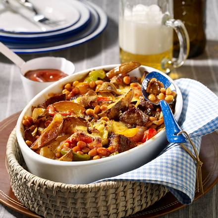 Herzhafter Western-Auflauf Rezept Herzhafter Western-Auflauf Rezept