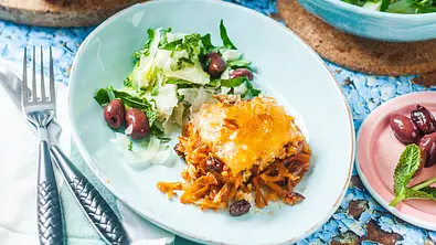 Herzhaftes Baklava mit Fetafüllung und Fenchelsalat Rezept - Foto: LECKER @ Bauer Media Group