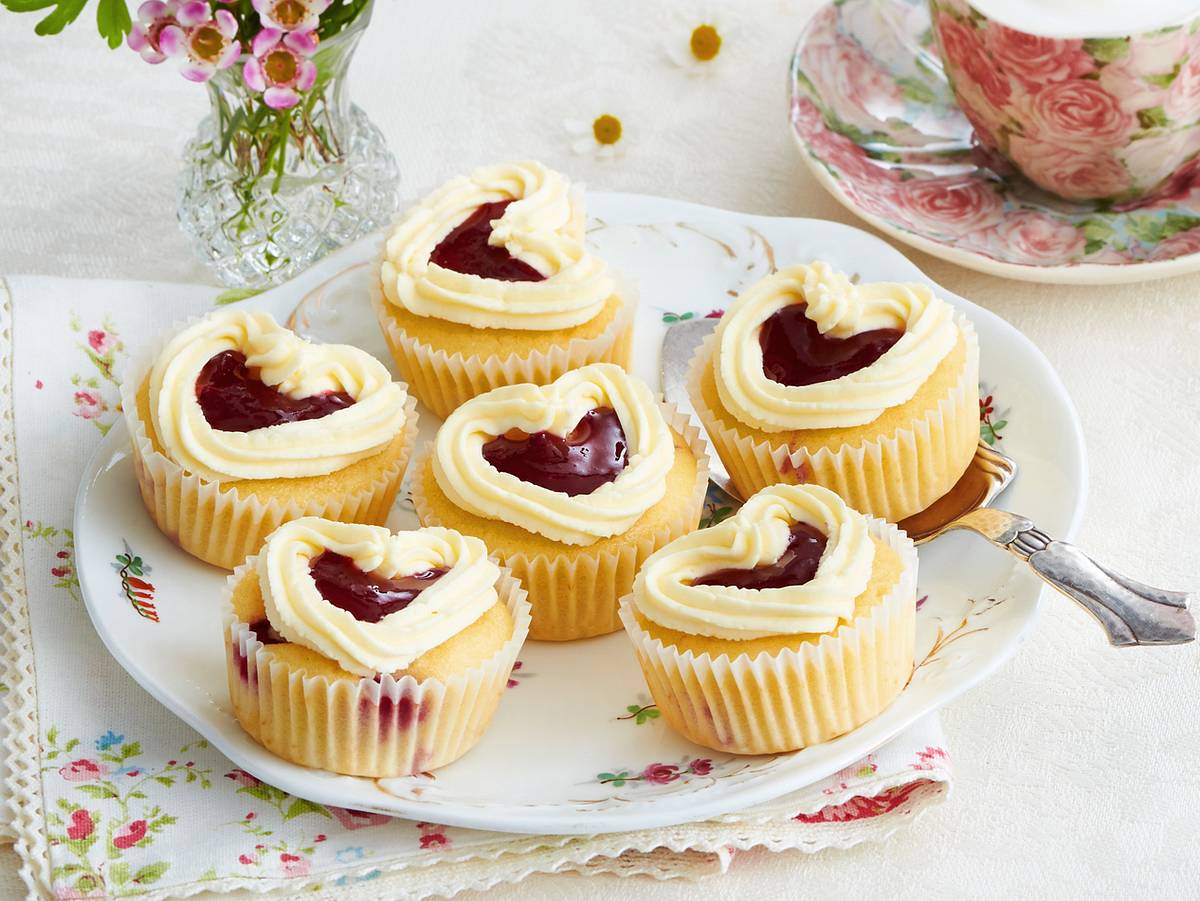 Herzmuffins zum Muttertag Rezept