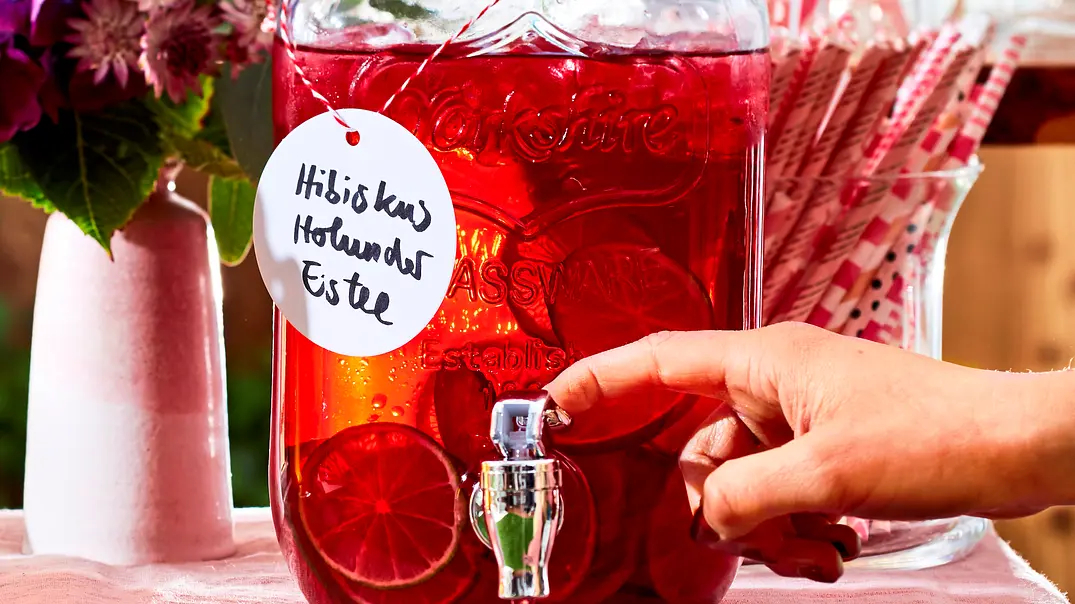 Hibiskus-Holunder-Eistee Rezept - Foto: LECKER @ Bauer Media Group Hibiskus-Holunder-Eistee Rezept - Foto: LECKER @ Bauer Media Group
