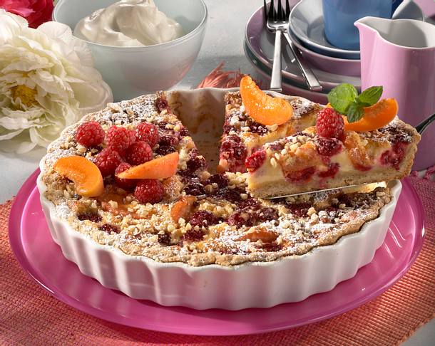 Himbeer-Aprikosen-Quiche Rezept Himbeer-Aprikosen-Quiche Rezept