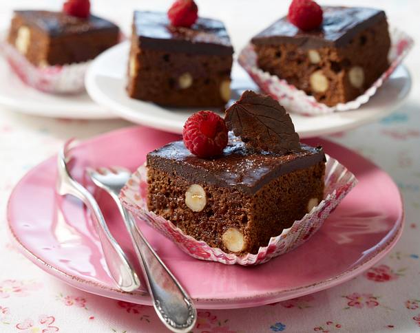 Himbeer-Brownies Rezept