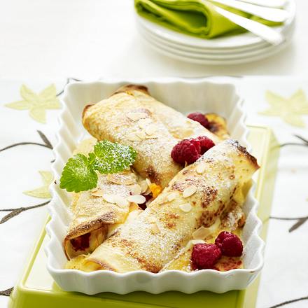 Himbeer-Frischkäse-Crespelle Rezept