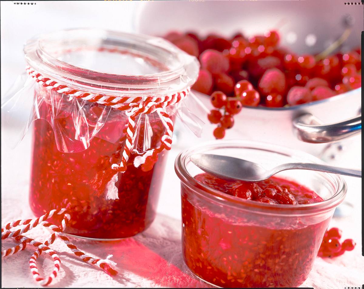 Himbeer-Johannisbeer-Marmelade Rezept