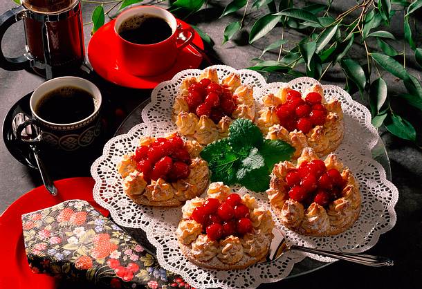Himbeer-Marzipan-Törtchen Rezept