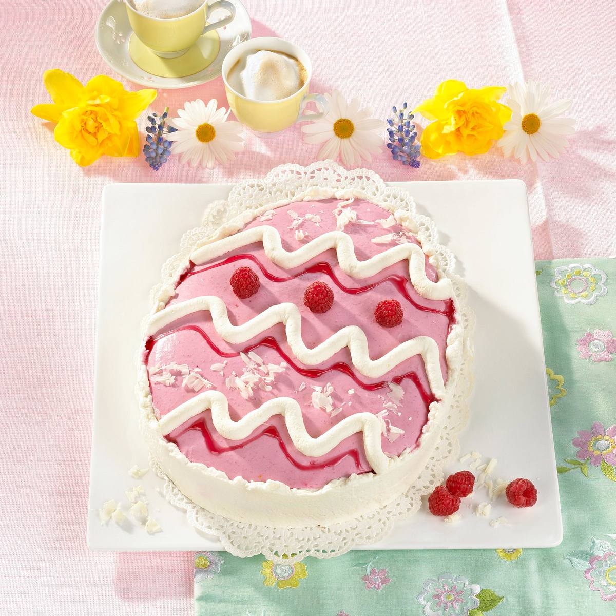 Himbeer-Osterei-Torte Rezept