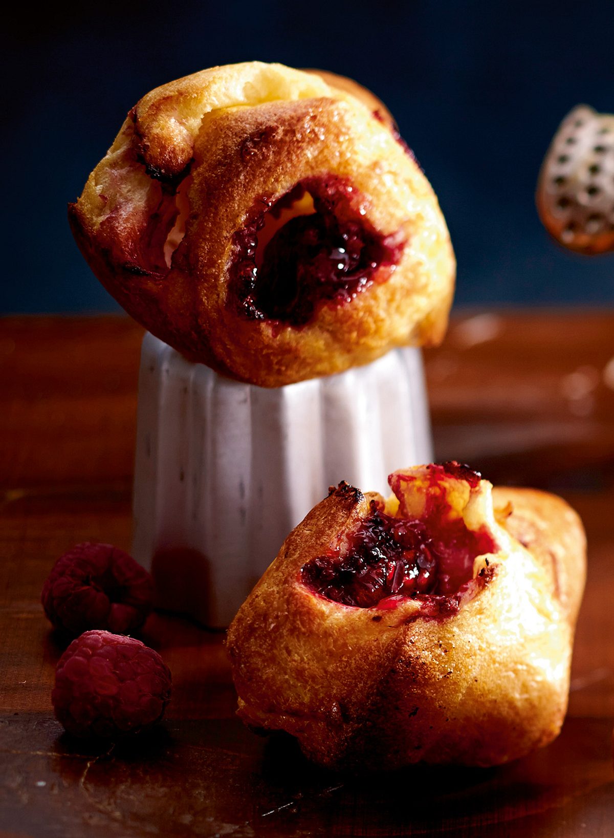Himbeer-Pop-Overs Rezept