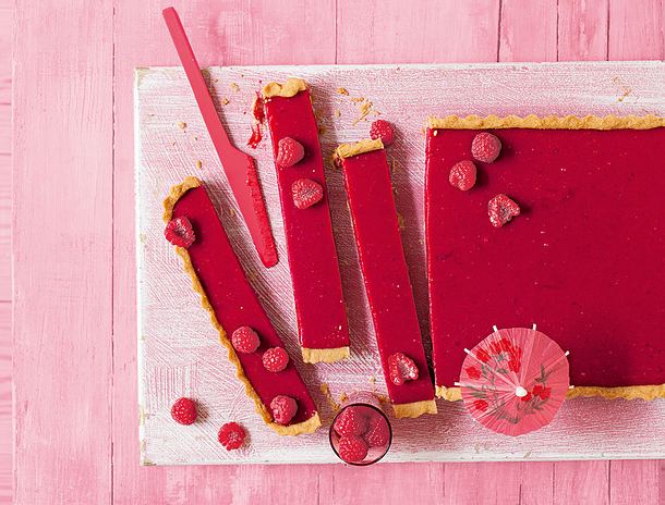 Himbeer-Pudding-Tarte Rezept Himbeer-Pudding-Tarte Rezept
