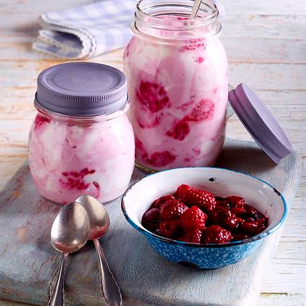 Himbeer-Quark-Swirl Rezept