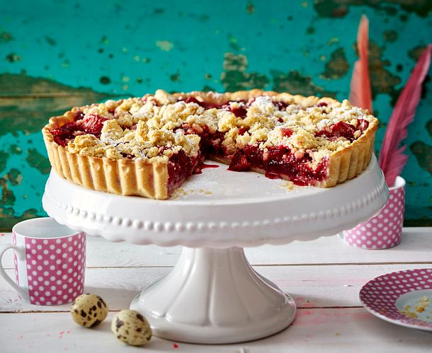Himbeer-Rhabarber-Tarte Rezept