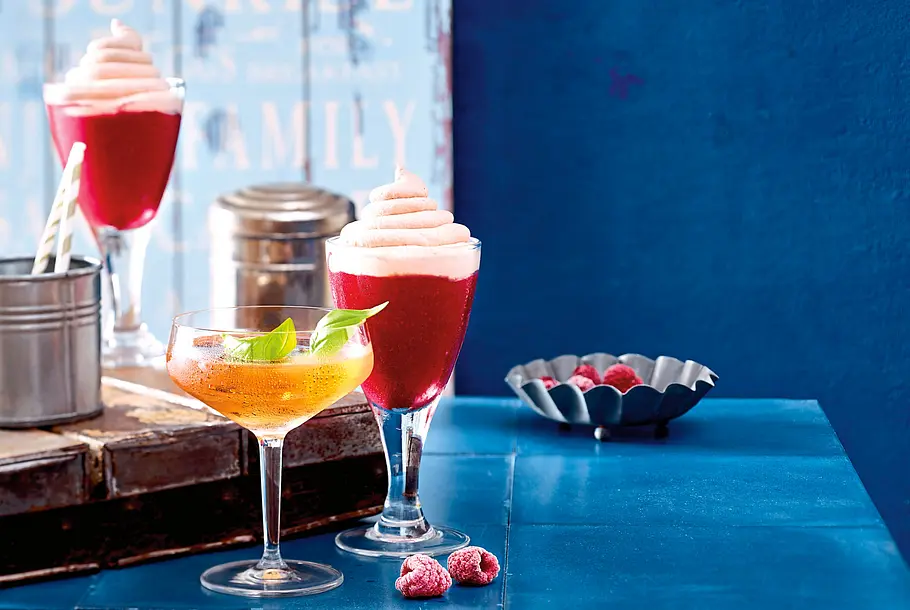 Himbeer-Rotwein-Slushy Rezept-F8611601 Himbeer-Rotwein-Slushy Rezept