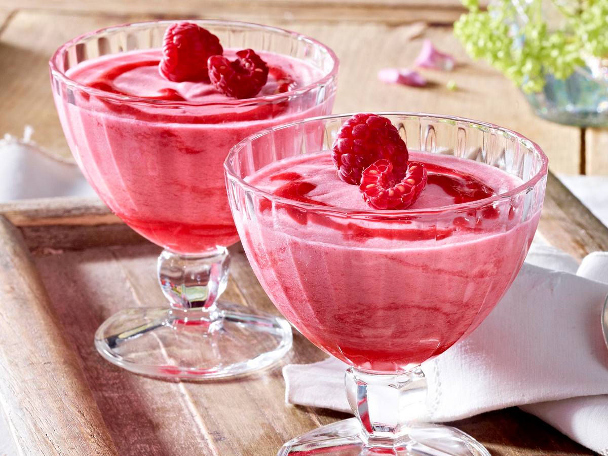 Himbeer-Sahne-Mousse Rezept