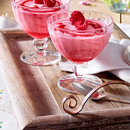 Himbeer-Sahne-Mousse Rezept