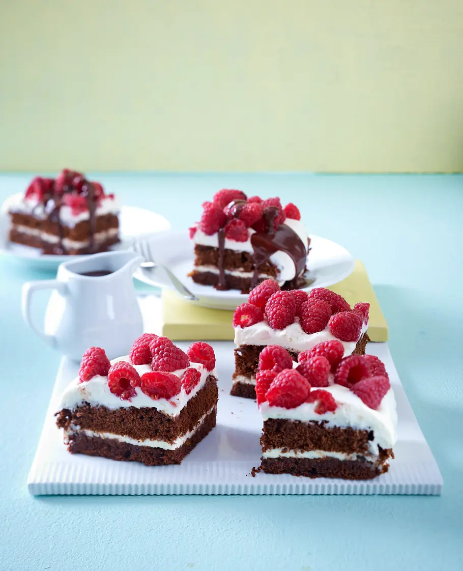 Himbeer-Schoko-Kuchen Rezept Himbeer-Schoko-Kuchen Rezept