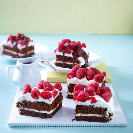 Himbeer-Schoko-Kuchen Rezept
