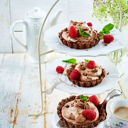 Himbeer-Schoko-Tarteletts Rezept
