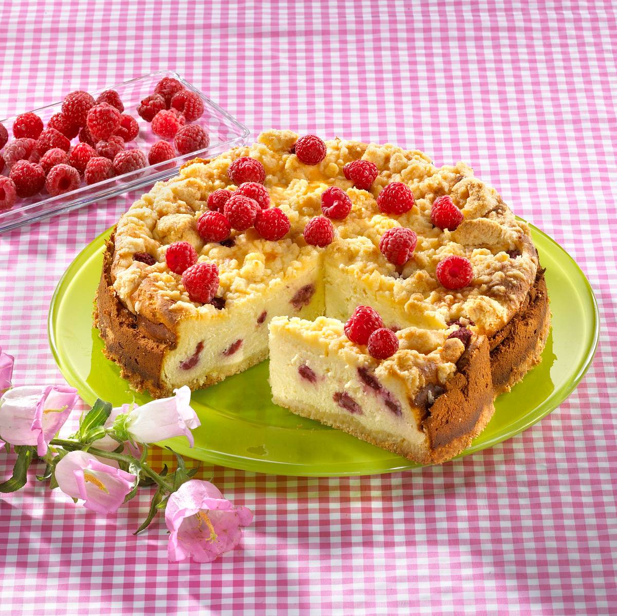 Himbeer-Streusel-Käsekuchen Rezept