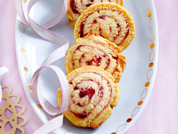 Himbeer-Swirl-Cookies Rezept Himbeer-Swirl-Cookies Rezept