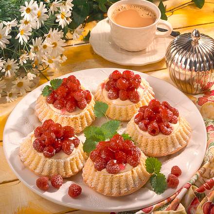 Himbeer-Torteletts Rezept Himbeer-Torteletts Rezept