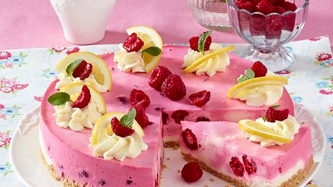 Himbeer-Zitronen-Kuchen mit Keksboden Rezept - Foto: Stellmach, Peter