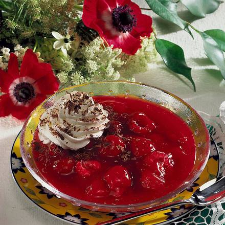 Himbeergrütze Rezept Himbeergrütze Rezept
