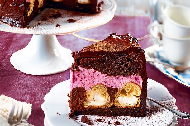 Himbeersahnetraum mit Miniwindbeuteln Rezept Himbeersahnetraum mit Miniwindbeuteln Rezept