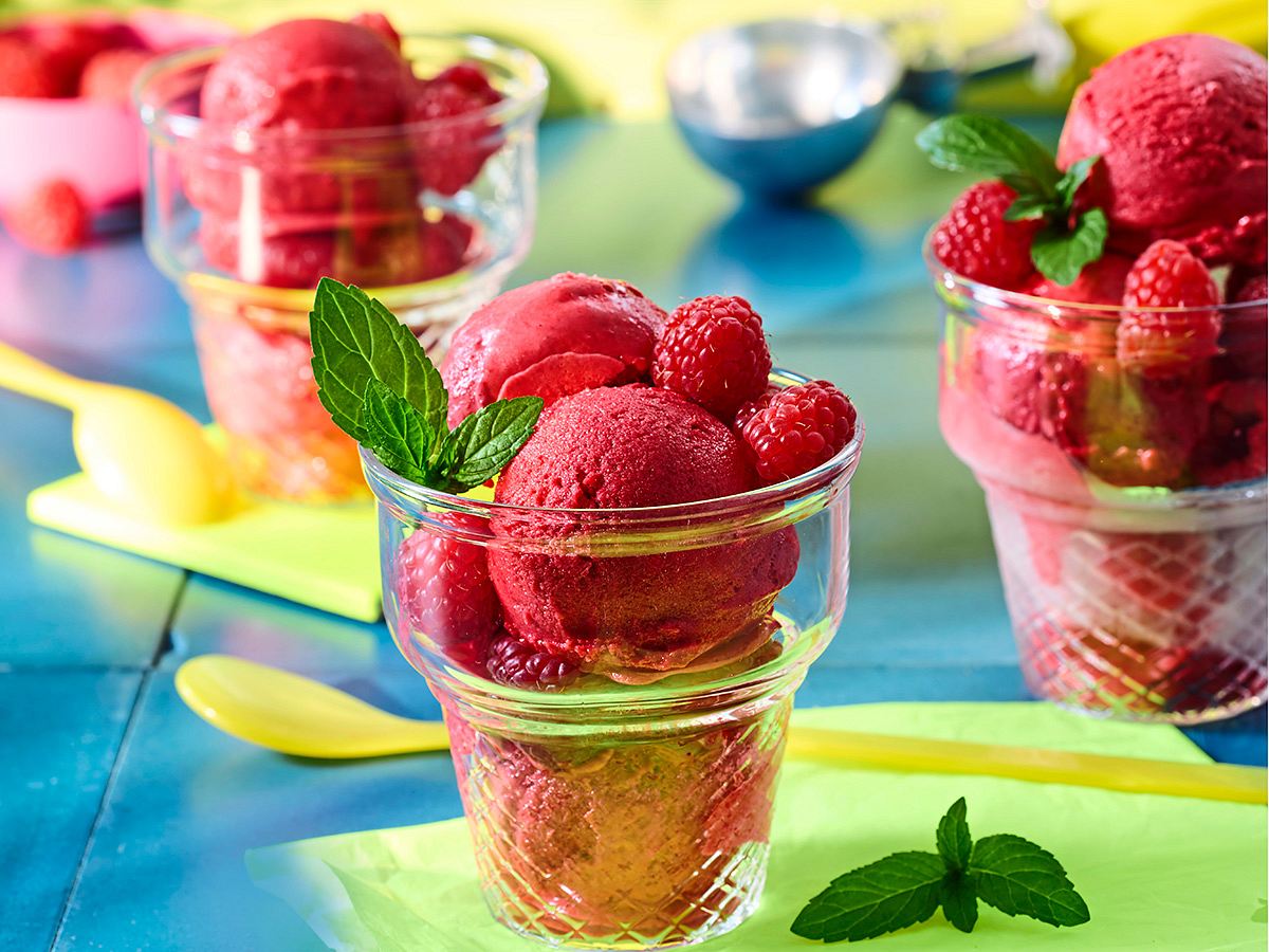 Himbeersorbet auf klassische Art Rezept