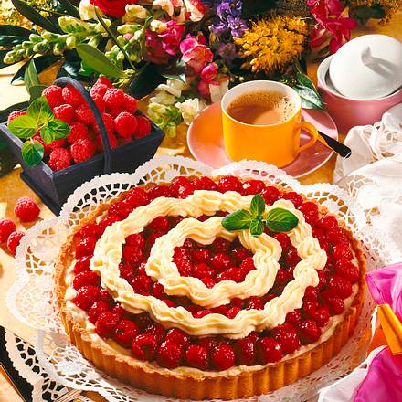 Himbeertarte Rezept Himbeertarte Rezept