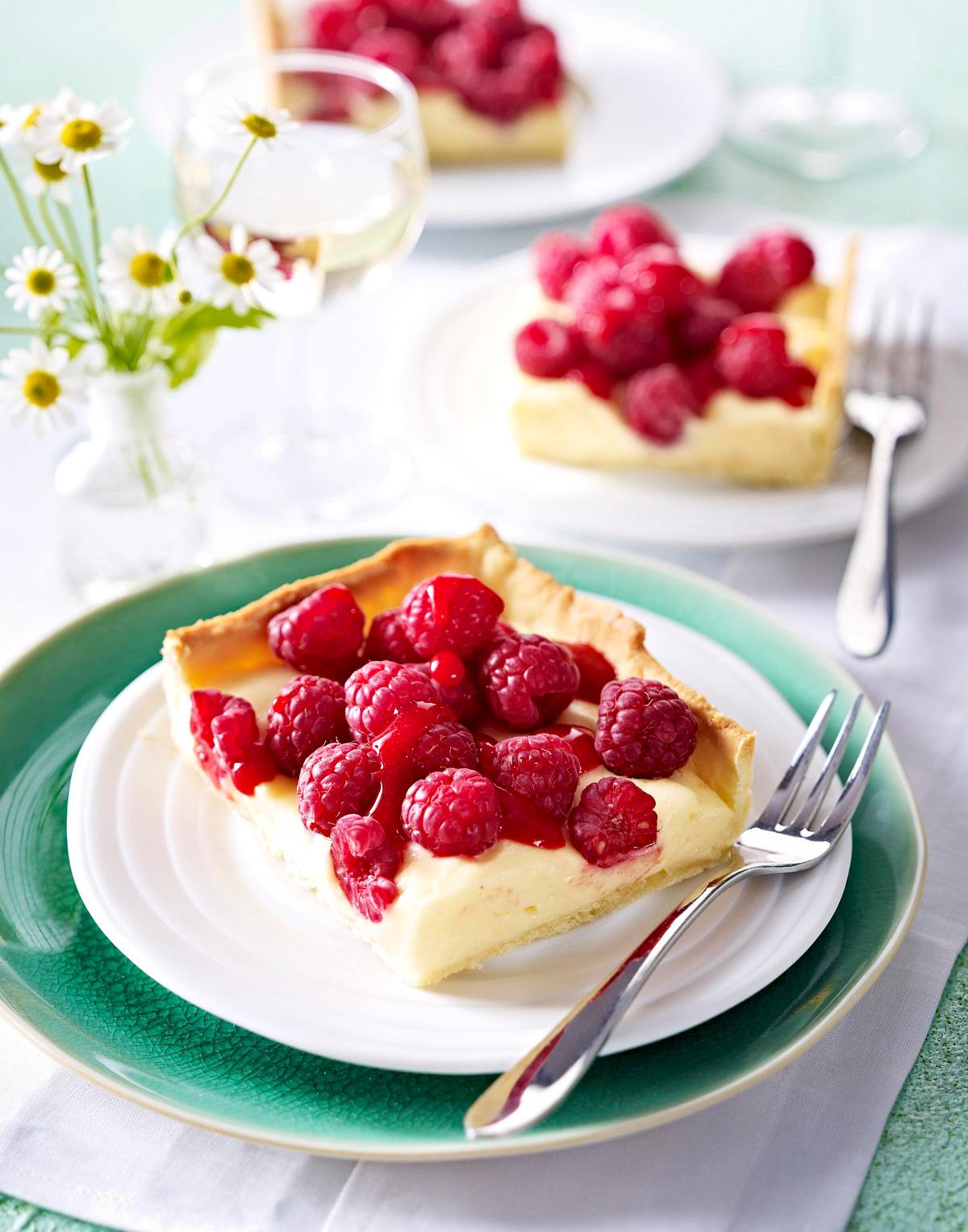 Himbeertarte mit Zitronencreme Rezept