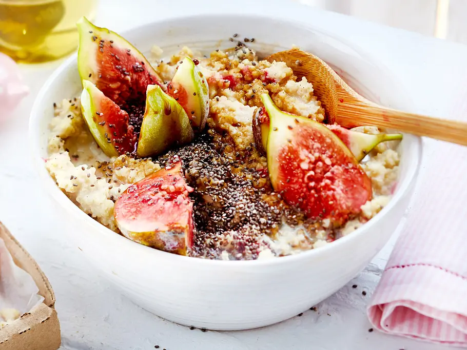 Hirse-Porridge mit Feigen Rezept Hirse-Porridge mit Feigen Rezept