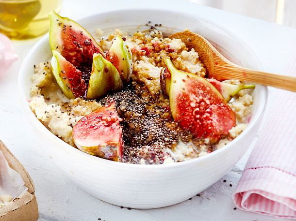 Hirse-Porridge mit Feigen Rezept Hirse-Porridge mit Feigen Rezept