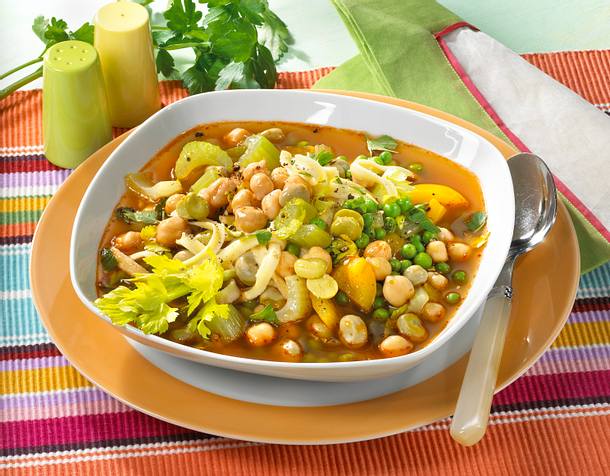 Hlalem (Tunesische Erbsensuppe) Rezept Hlalem (Tunesische Erbsensuppe) Rezept