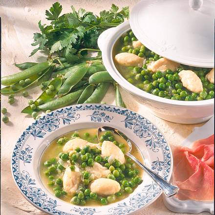 Holsteiner Erbsensuppe mit Katenschinken Rezept