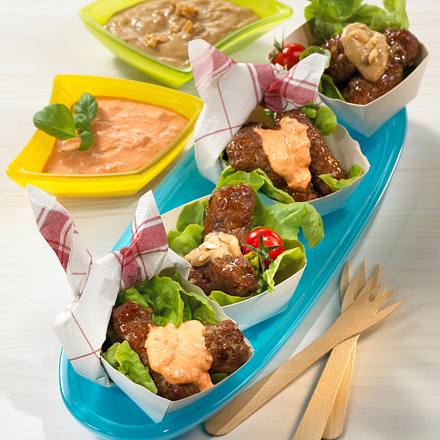 Honig-Hack-Röllchen Rezept Honig-Hack-Röllchen Rezept