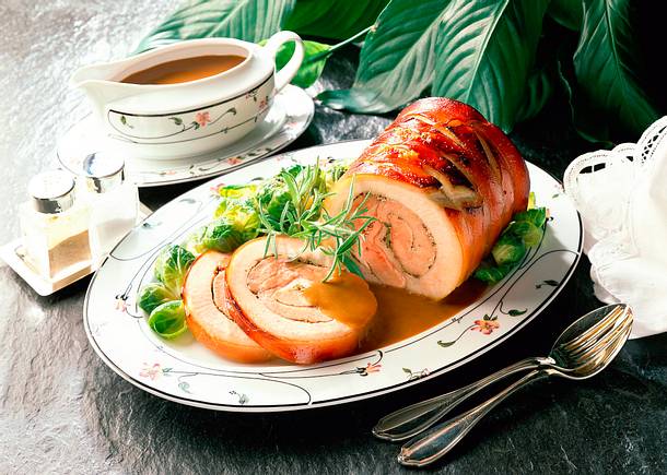 Honig-Schweinerollbraten Rezept Honig-Schweinerollbraten Rezept