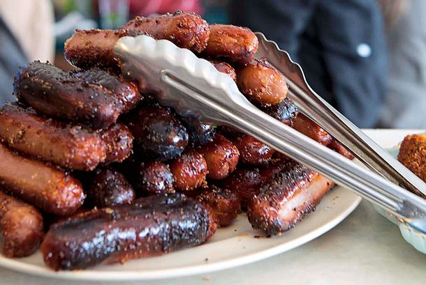 Honig-Senf-Bratwurst Rezept Honig-Senf-Bratwurst Rezept