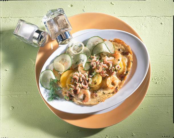 Hoppel Poppel mit Krabben Rezept Hoppel Poppel mit Krabben Rezept