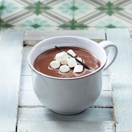 Hot Chocolate mit Marshmallows Rezept Hot Chocolate mit Marshmallows Rezept