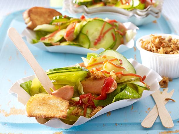 Hot-Dog-Salat Rezept Hot-Dog-Salat Rezept