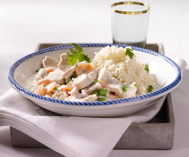 Hühnerfrikassee Rezept