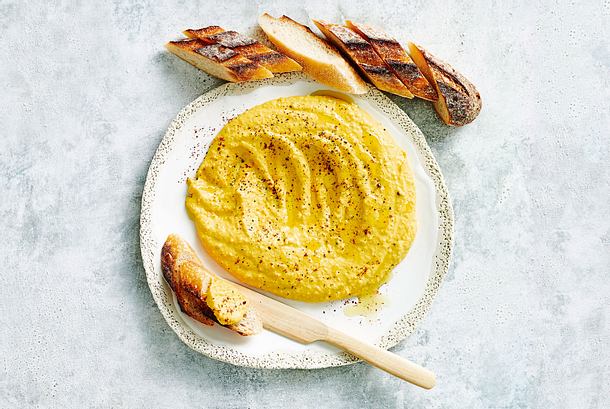 Hummus mit Möhren Rezept Hummus mit Möhren Rezept