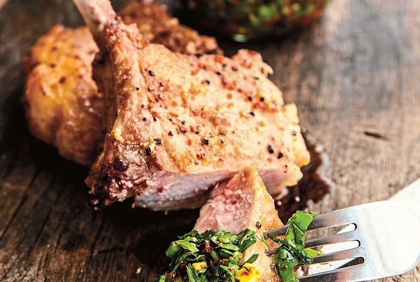Iberico con Chimichurri Rezept Iberico con Chimichurri Rezept